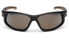 Carhartt Ironside Safety Glasses, Retail Clamshell Packaging, Black/Tan Frame, Sandstone Bronze Anti-Fog Lens