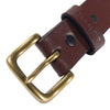 Carhartt A0005503 Men's Rugged Leather Engraved Buckle Belts, Brown w/OEB Finish, 48