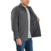 Carhartt 105532 Men's Rigby Relaxed Shirt Jac, Shadow, Large