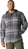 Carhartt Men's Rugged Flex Relaxed Fit Flannel Fleece Lined Hooded Shirt Jac