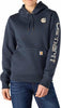Carhartt 102791 Women's Iconic Clarksburg Logo Sweatshirt