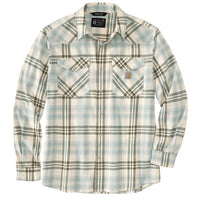 Carhartt 106430 Men's Montana Rugged Flex Relaxed Fit Lightweight Long-Sleeve S - Medium Regular - Patina