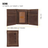 Carhartt B0000639 Men's Rugged Leather Triple Stich Wallet, Available in Multiple Styles