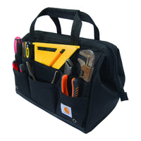 Carhartt B0000517 Onsite Tool Bag, Durable Water-Resistant, Tool Storage Bag, Heavyweight, 14-Inch, Black