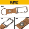 Carhartt Unisex Adult Durable Metal Key Keeper, Belt Loop Key Ring Holder with Self-Locking Metal Gate Clip for Car/Home Keys