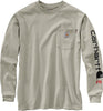 Carhartt 104130 Men's FR Force Irvine Loose LS Logo T-Shirt