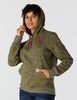 Carhartt 107267 Women's Relaxed Fit Midweight Logo Sleeve Graphic Printed Sweatshirt