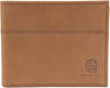 Carhartt B0000648 Men’s Full Grain Saddle Leather Wallets, RFID Blocking Bifold, Trifold, and Front Pocket Options, Gifts for Men