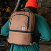 Carhartt B0000545 Insulated 24 Can Two Compartment Cooler Backpack, Fully-Insulated Base, Durable Water-Resistant for Camping, Beach & Travel
