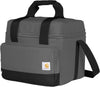 Carhartt B0000558 Insulated Two Compartment Cooler, Durable Water Repellent Material W/Front Zippered Pocket for Camping, Beach & Travel
