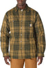 Carhartt 107017 Men's Relaxed Fit Flannel Sherpa-Lined Shirt Jac