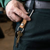 Carhartt Unisex Adult Durable Metal Key Keeper, Belt Loop Key Ring Holder with Self-Locking Metal Gate Clip for Car/Home Keys