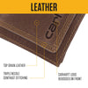 Carhartt B0000639 Men's Rugged Leather Triple Stich Wallet, Available in Multiple Styles