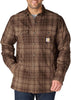 Carhartt 107017 Men's Relaxed Fit Flannel Sherpa-Lined Shirt Jac