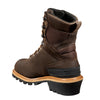 Carhartt 8” Waterproof Leather Logger Boot – Composite Toe Work Boots for Men with Goodyear Welt, Slip-Resistant Outsole, EH Rated