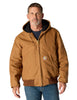 Carhartt 106673 Men's Loose Fit Firm Duck Insulated Active Jacket - 2X-Large Tall - Carhartt Brown
