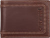Carhartt B0000639 Men’s Leather Triple Stitch Wallet, Durable Full-Grain Leather Bifold, Trifold & Rodeo Styles, Gifts for Men