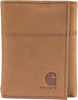 Carhartt B0000649 Saddle Leather Trifold Wallet