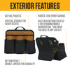 Carhartt B000059 Station Tool Pouches, Durable Organizer, Compatible with All Station Tool Bags