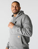 Carhartt 107064 Men's Force Relaxed Fit Lightweight Logo Graphic Sweatshirt, Asphalt Heather, X-Large Tall