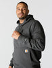 Carhartt 107064 Men's Force Relaxed Fit Lightweight Logo Graphic Sweatshirt, Carbon Heather, Small