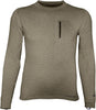 Carhartt UM0131M Men's Force Midweight Synthetic-Merino Wool Blend Base Layer Crewneck Pocket Top