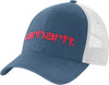 Carhartt 101195 Men's Canvas Mesh-Back Logo Graphic Cap