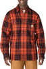 Carhartt 107017 Men's Relaxed Fit Flannel Sherpa-Lined Shirt Jac