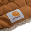 Carhartt P0000311 Firm Duck Sherpa Top Dog Napper Pad, Carhartt Brown, Large