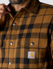 Carhartt 107017 Men's Relaxed Fit Flannel Sherpa-Lined Shirt Jac