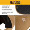 Carhartt Firm Duck Insulated Dog Chore Coat, Durable Weather Resistant Jacket for Cold and Windy Conditions