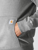 Carhartt 107064 Men's Force Relaxed Fit Lightweight Logo Graphic Sweatshirt, Asphalt Heather, Medium