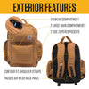Carhartt 35L Triple-Compartment Backpack, Durable Pack with Laptop Sleeve and Duravax Abrasion Resistant Base