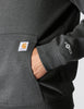 Carhartt 107064 Men's Force Relaxed Fit Lightweight Logo Graphic Sweatshirt, Carbon Heather, Small