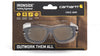 Carhartt Ironside Safety Glasses, Retail Clamshell Packaging, Black/Tan Frame, Sandstone Bronze Anti-Fog Lens