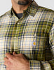 Carhartt 107014 Men's Rugged Flex Relaxed Fit Lightweight Long-Sleeve Plaid Shirt