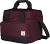 Carhartt B0000558 Insulated Two Compartment Cooler, Durable Water Repellent Material W/Front Zippered Pocket for Camping, Beach & Travel