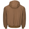 Bulwark Men's Heavyweight FR Insulated Brown Duck Hooded Jacket Style LH6BD
