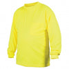 Pyramex RLTS3110NS Non ANSI Long Sleeve Safety Shirt - Yellow/Lime