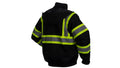 Pyramex RJ3710 Waterproof Black Hi Vis Jacket