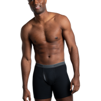 Fruit of The Loom 3BL7601 Men's Eversoft® CoolZone Fly Boxer Briefs Black & Gray 3 Pack