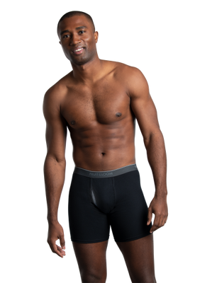 Fruit of The Loom 3BL7601 Men's Eversoft® CoolZone Fly Boxer Briefs Black & Gray 3 Pack