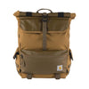 Carhartt B0000418 Unisex Adult 40l Nylon Roll Top Backpack, Heavy-duty Water-resistant Material W/ 17" Laptop Sleeve