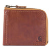 Carhartt B0000653 Patina Leather Zip Wallet