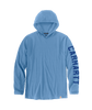 Carhartt 106654 Men's Force Relaxed Fit Midweight Long-Sleeve Logo Graphic Hooded T-Shirt