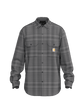 Carhartt 107012 Men's Loose Fit Midweight Chambray Long-Sleeve Plaid Shirt