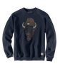 Carhartt 107732 Sawyer Bison Crewneck Sweatshirt