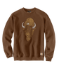 Carhartt 107732 Sawyer Bison Crewneck Sweatshirt