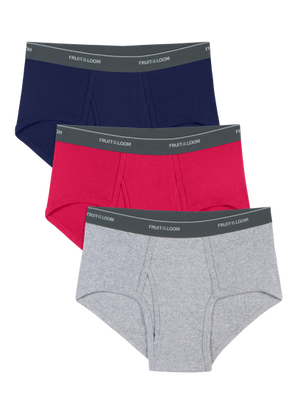 Fruit of The Loom 4609R Men's Fashion Briefs Assorted 3 Pack