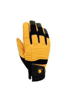 Carhartt GD0778M mens Synthetic Leather High Dexterity Molded Knuckle Secure Cuff Glove